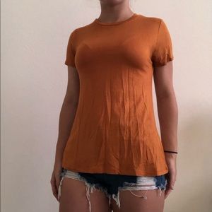 orange tee